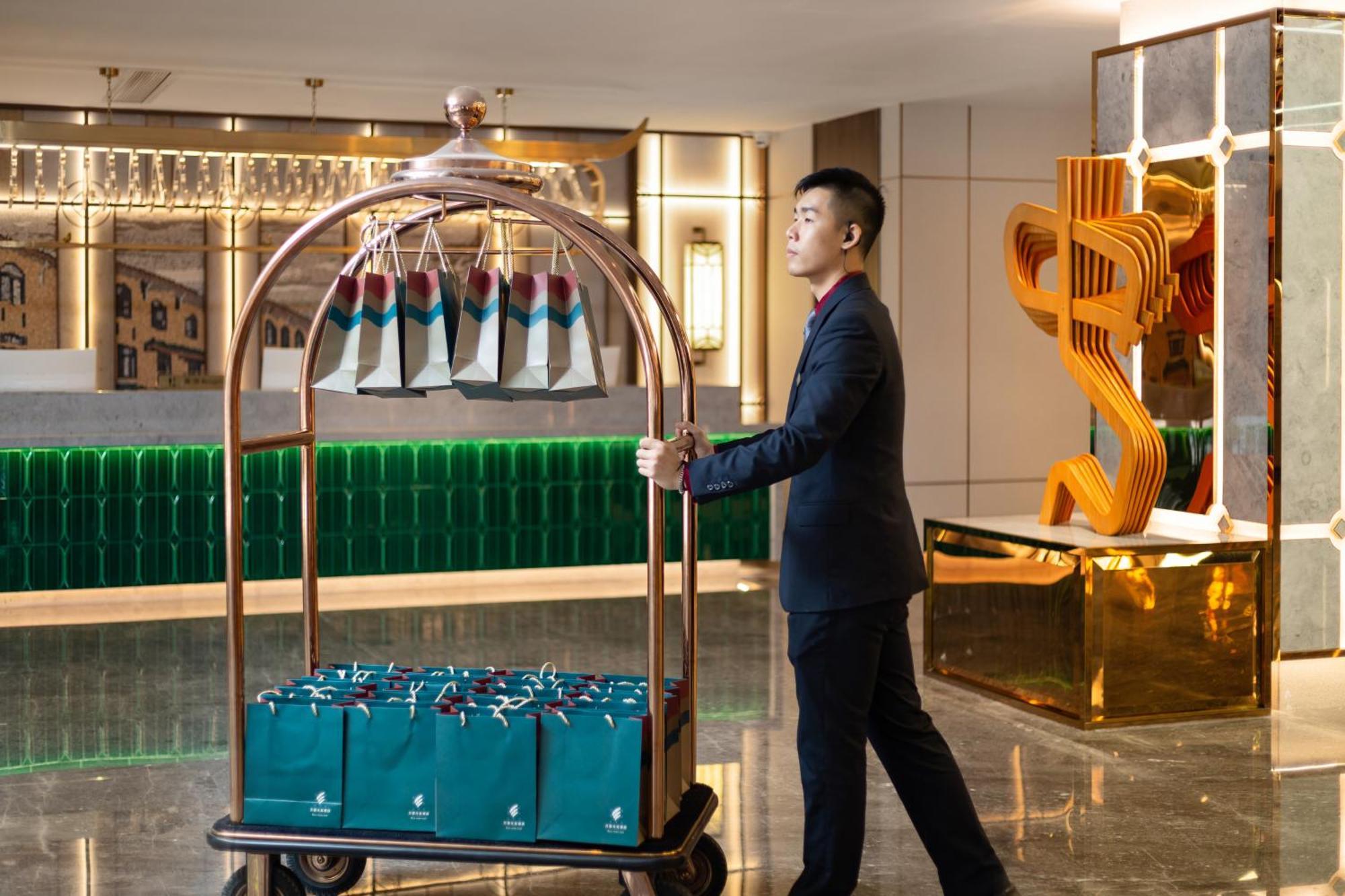 Guangzhou Wogo Yuanbao Hotel-Zhujiang New Town-Free Canton Fair Shuttle Bus & Overseas Buyer Registration Services Exterior foto
